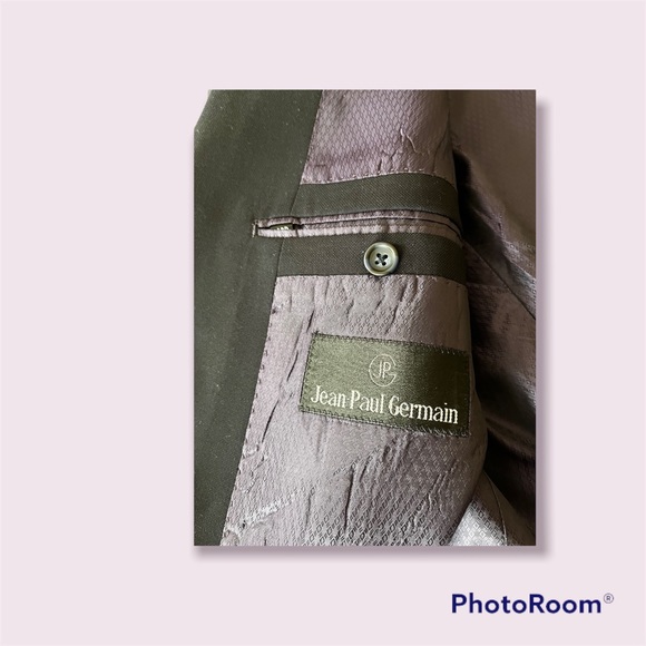 Mens Jean -Paul Germain Dark Blue Sport Coat 42R - Picture 4 of 5